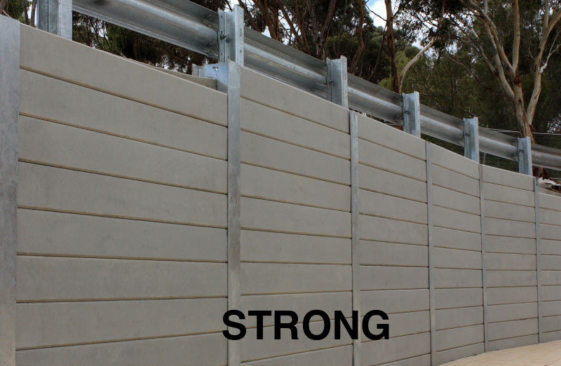 Concrete sleeper retaining wall lonsdale